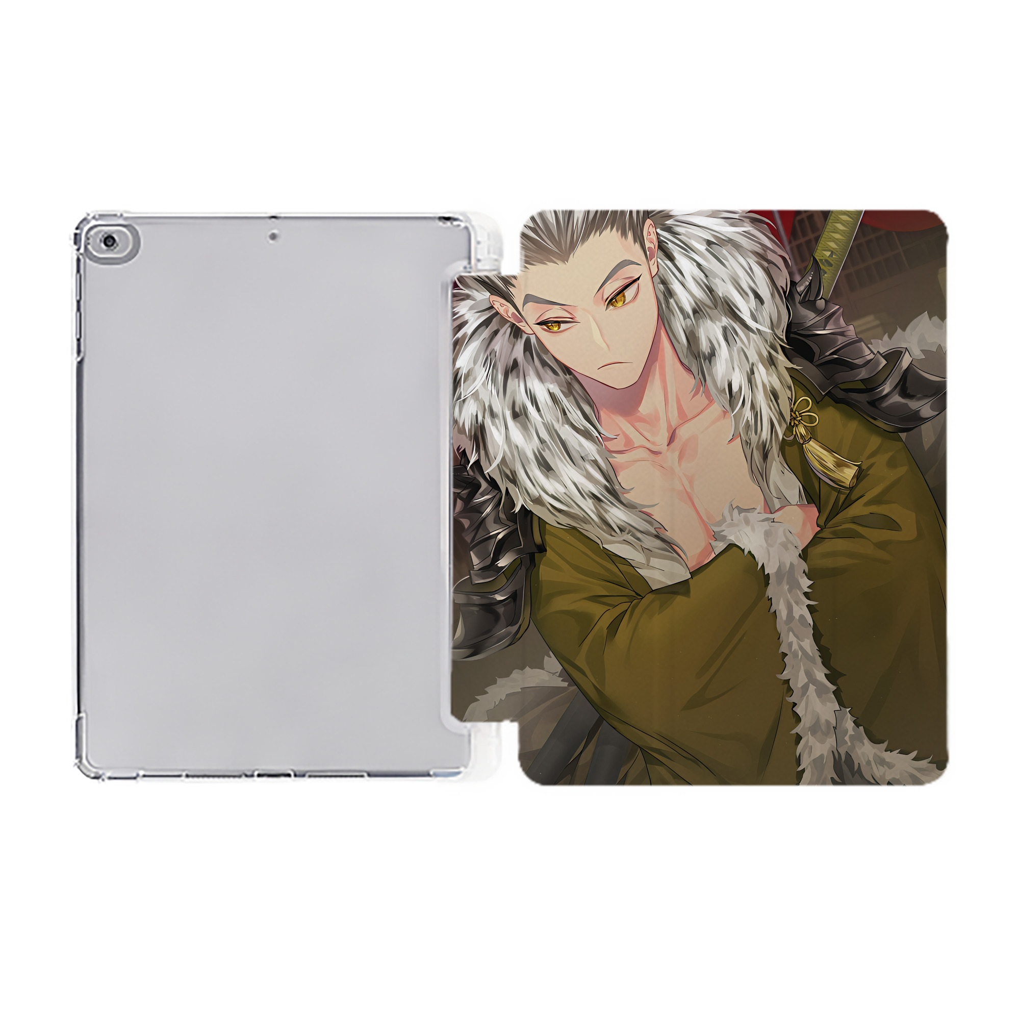 （画像用） ハイキュー!! Haikyu!! IPad ケース ペン収納付き 三つ折りスタンド PUレザー×シリコン 対応機種9.5/10.5/10.9インチ